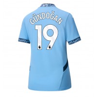 Billiga Manchester City Ilkay Gundogan #19 Hemma fotbollskläder Dam 2024-25 Kortärmad